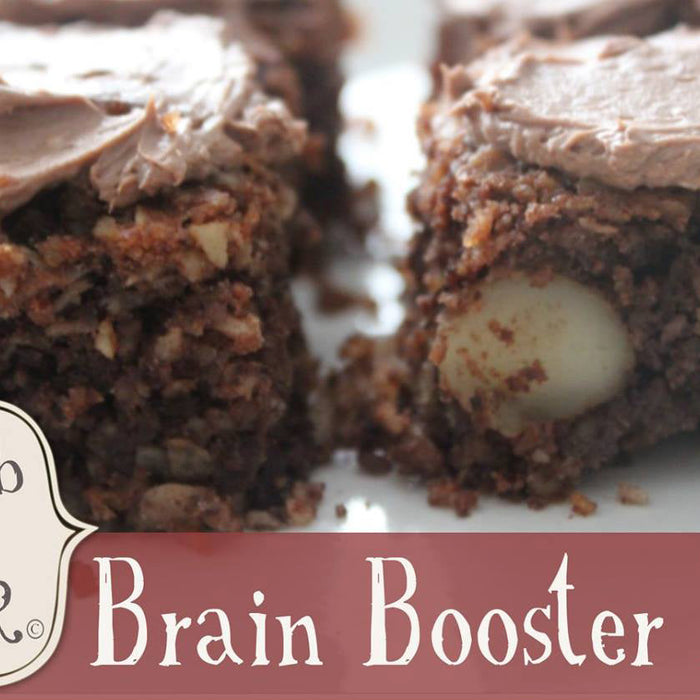 No Added Sugar Brain Booster Brownie Bars (Banting, Keto, Diabetic, Glutenfree)