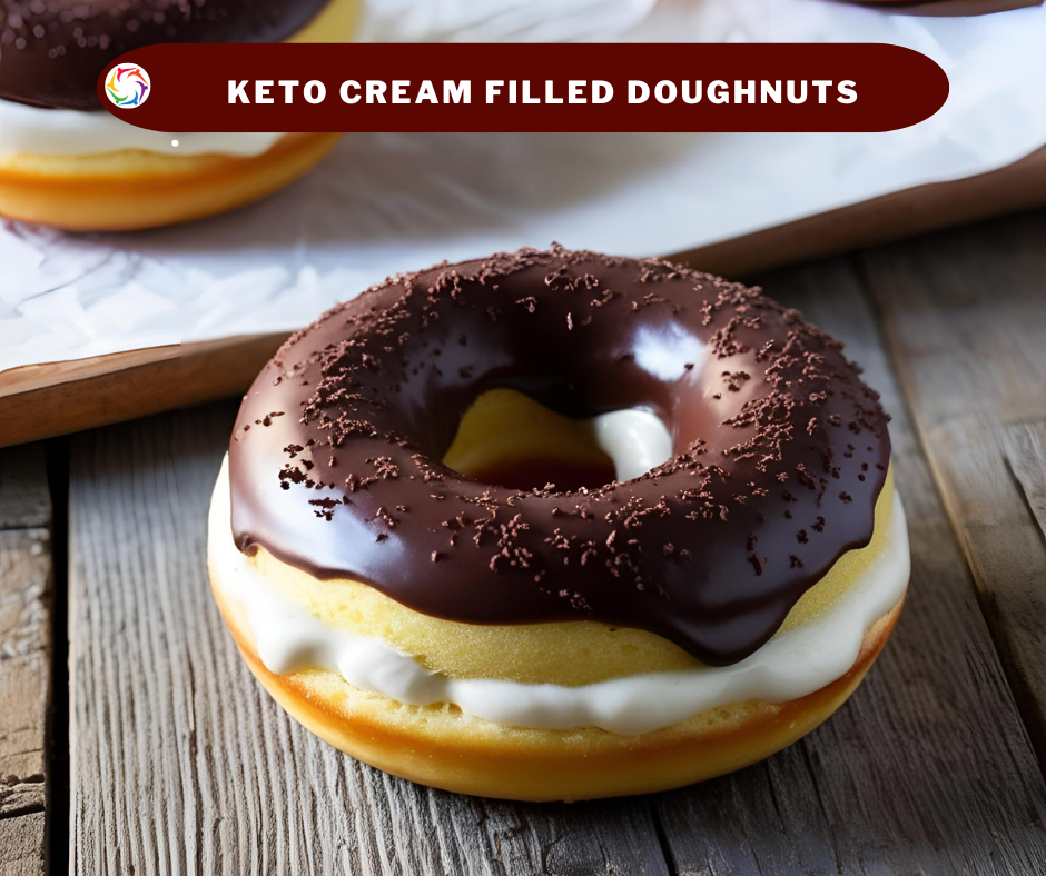 No Added Sugar Cream-Filled Doughnuts (Banting, Keto, Diabetic, Glutenfree)