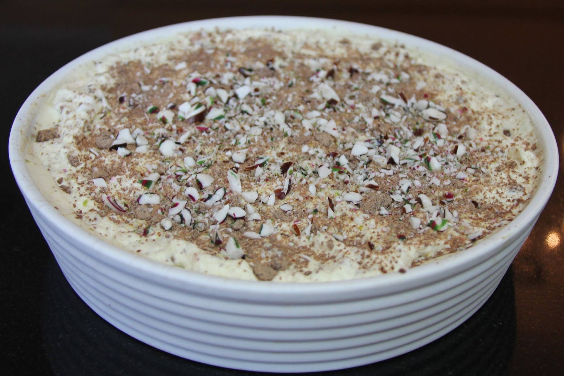 No Added Sugar Peppermint Crisp Tart (Banting, Keto, Diabetic-friendly)