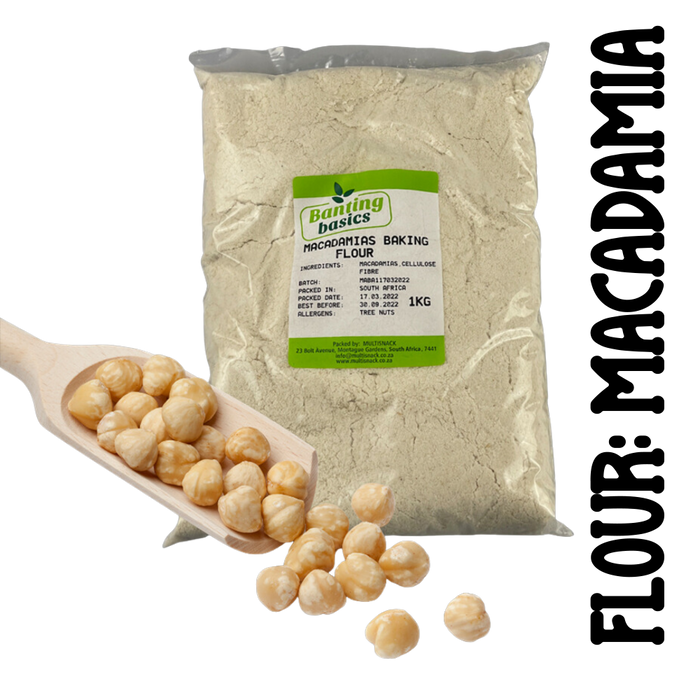 1kg Low Carb, Glutenfree Macadamia Flour