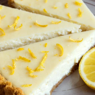 No Added Sugar No-Bake Lemon Cheesecake (Banting, Keto, Diabetic, Glutenfree)
