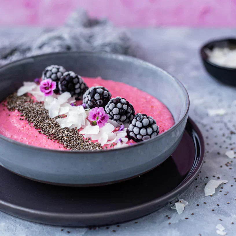 Sugarfree Pink Berry Porridge (Banting, Keto, Diabetic, Glutenfree)
