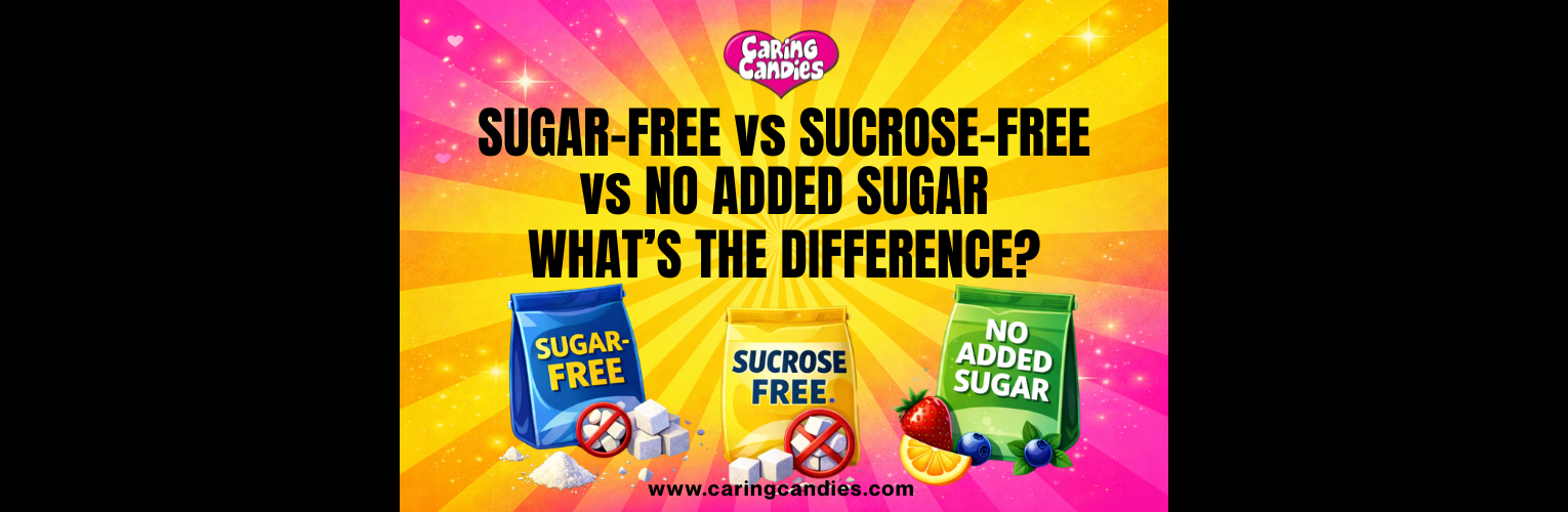 Sugar-Free vs Sucrose-Free vs No Added Sugar - What's the Difference?