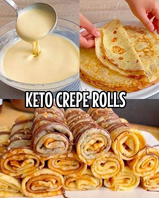 Sugarfree Crepe Rolls (Banting, Keto, Diabetic, Glutenfree)