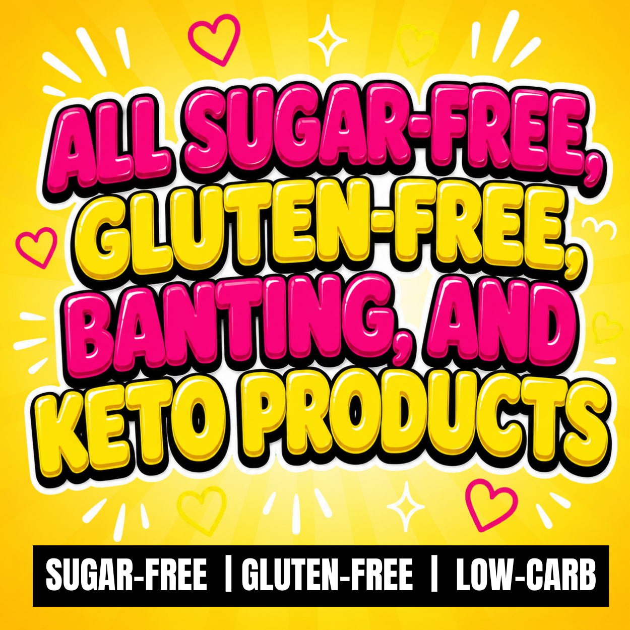 www.caringcandies.com is South Africa's leading online store for guilt-free sugar-free gluten-free keto, diabetic and low carb treats without artificial additives