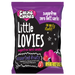Packaging of 100g Caring Candies Sugarfree Little Lovies assorted fruity flavoured sweets on a transparent background