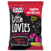 Packaging of 100g Caring Candies Sugarfree Little Lovies liquorice flavoured sweets on a transparent background
