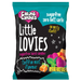 Packaging of 100g Caring Candies Sugarfree Little Lovies toffee mint flavoured sweets on transparent background
