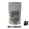 Choc Coated: WHITE Coated CRANBERRIES 200g
