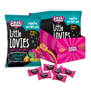bulk pack of 12 100g sugarfree caring candies toffee mint flavoured little lovies sweets