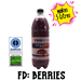 1L Sugarfree Diabetic Keto Fibre Drink Berries with branding and diabetes sa certification logos on a clear background