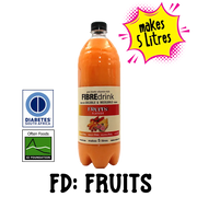 1L Sugarfree Diabetic Keto Fibre Drink Cordial Concentrate Fruits