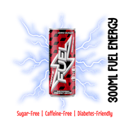 300ml can of Footy's sugar-free fuel energy soda