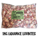 1kg catering pack of caring candies sugar free little luvbites white chocolate hearts in a liquorice flavour