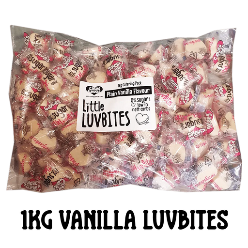 1kg catering pack size sugarfree little luvbites white chocolate