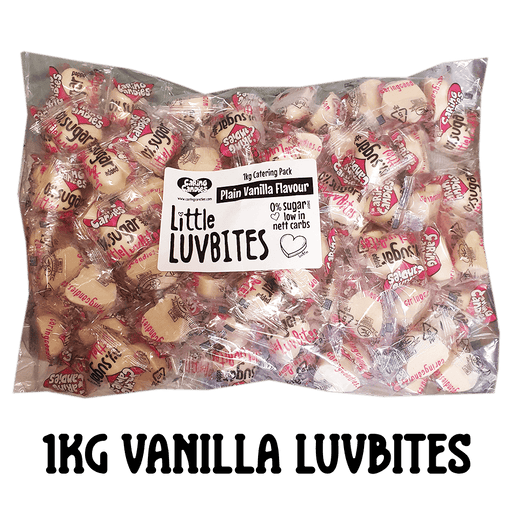 1kg catering pack size sugarfree little luvbites white chocolate
