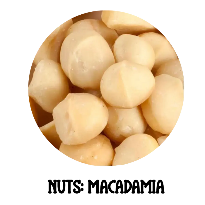 1kg Roasted and unsalted macadamia nuts