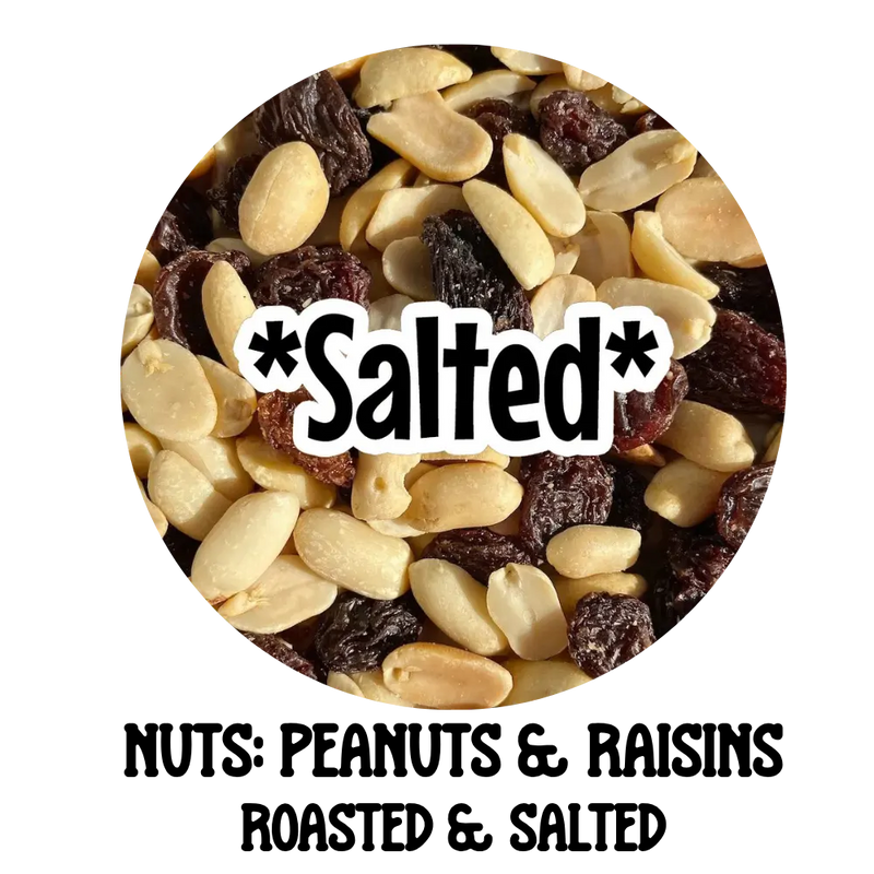1kg Mixed Peanuts and Raisins Roasted and Salted