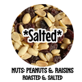 1kg Mixed Peanuts and Raisins Roasted and Salted