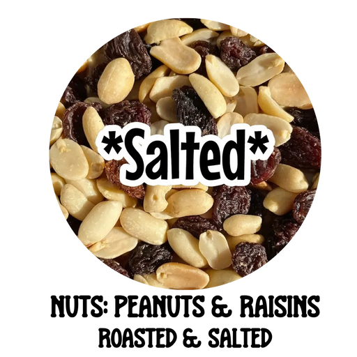 1kg Mixed Peanuts and Raisins Roasted and Salted