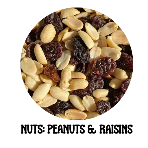 1kg Mixed peanuts and raisins unsalted