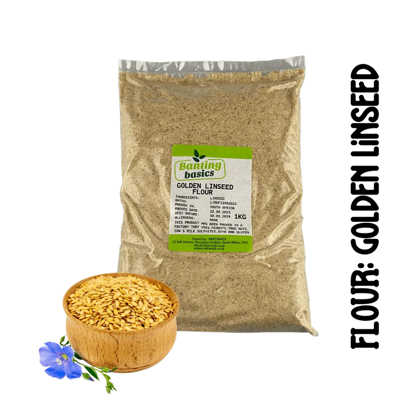 1kg gluten-free keto and banting golden linseed flour
