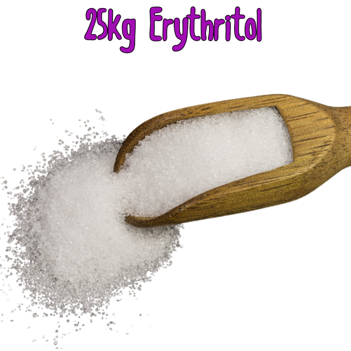 Bulk 25kg Erythritol Natural Sugar Replacer by Caring Candies | Halaal, Keto, Kosher, Low Carb, Sugarfree, Diabetic, Vegan, Banting