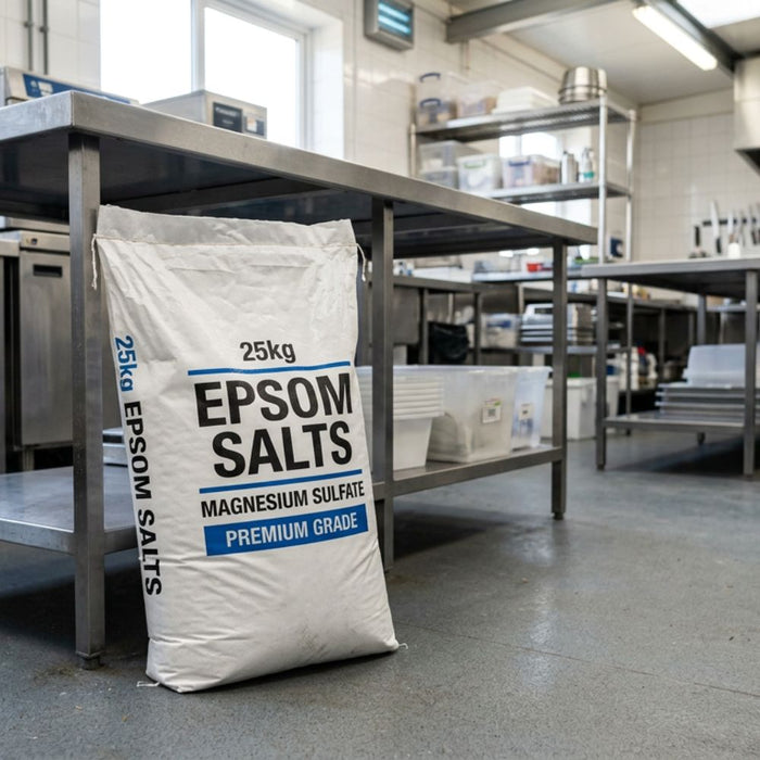 Granules: EPSOM SALTS (Magnesium Sulfate) 25kg