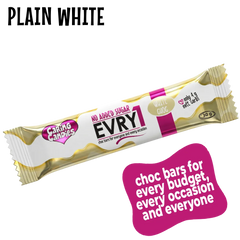 Chocolate: 30g | PLAIN WHITE Evry1 Bar