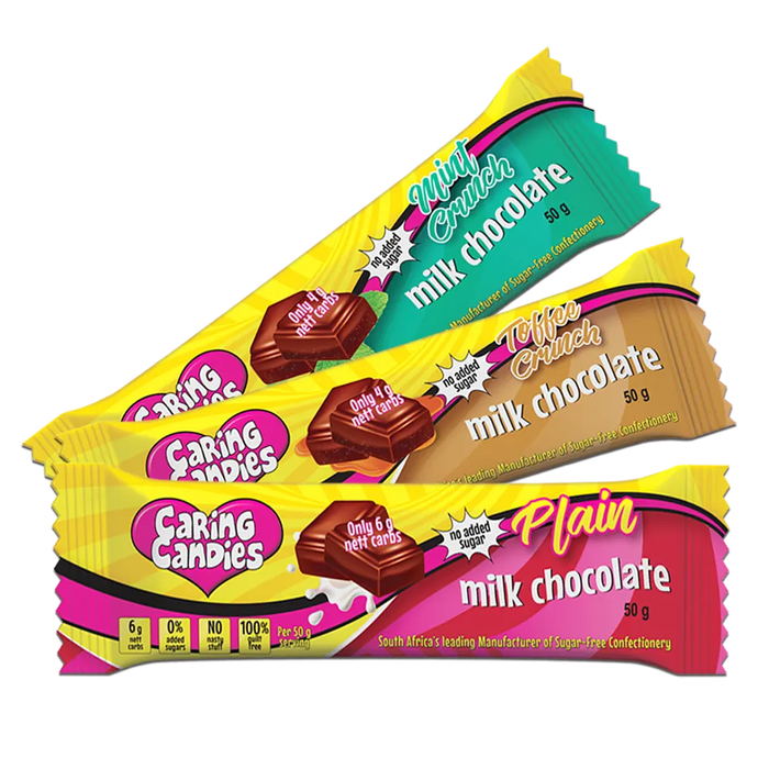 Chocolate: 30x50g | MILK (Assorted - 3 Flavours)
