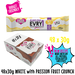 Caring Candies EVRY1 white candy bar with packaging on a white background