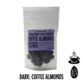Choc Coated: DARK Coated COFFEE ALMONDS 200g