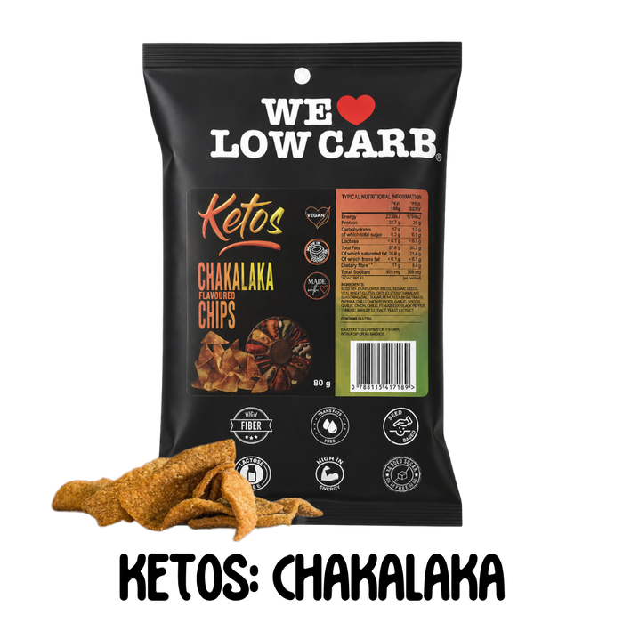 pack of we love lowcarb chakalakka flavoured savoury snack