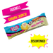 Caring Candles Banana Crunch white chocolate candy bar with 'Farewell Banana Crunch' and 'Discontinued' text on a transparent background.