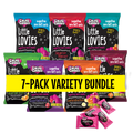 7x100g assorted sugarfree caring candies little lovies sweets