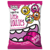 Packet of Caring Candies Sugarfree Little Lollies with colourful lollipops on a transparent background