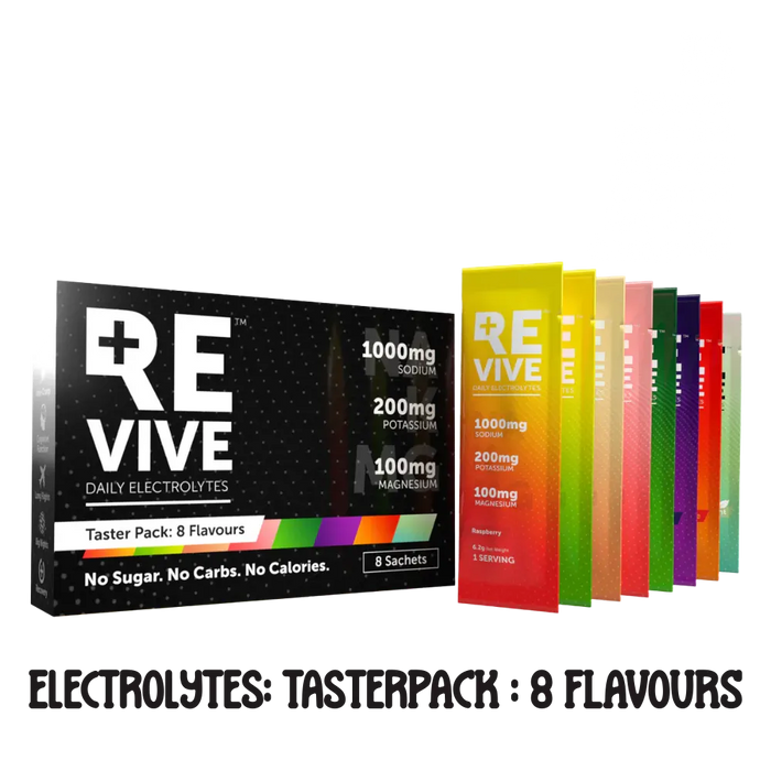 Revive Electrolyte: 8's Taster Mix | 8 Flavours