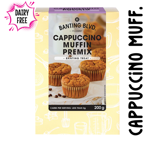 Sugarfree Glutenfree cappuccino muffin premix by Banting Boulevard | Banting, Dairyfree, Diabetic, Halaal, Keto, Premix, Vegan