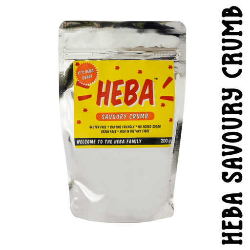 200g Heba SAVOURY CRUMB by Banting Boulevard | Banting, Dairyfree, Dry Ingredients, Flour, Glutenfree, Halaal, Keto, Low Carb, Sugarfree, Suitable for Diabetics, Vegan