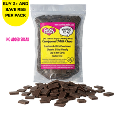Caring Candies No Added Sugar Compound Melting Choc | MILK | 1.25kg