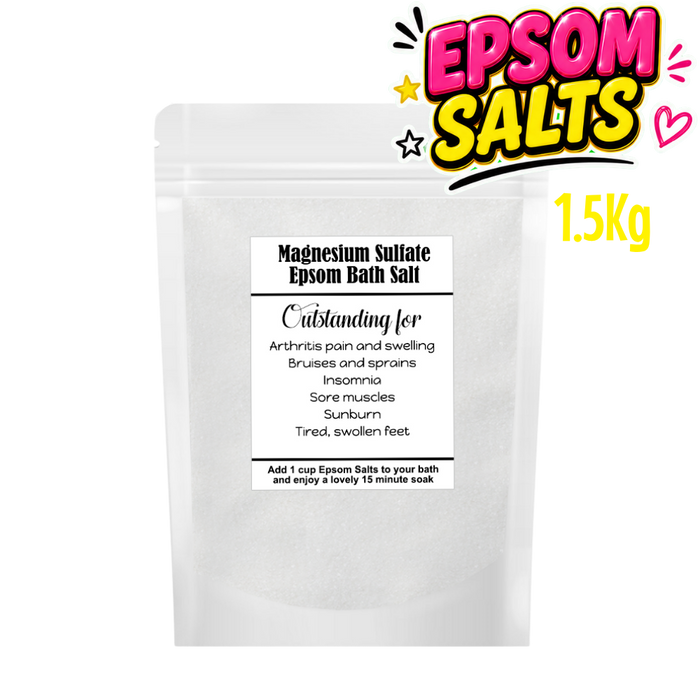 1.5kg Magnesium Sulfate Epsom Bath Salts