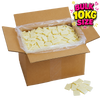 Bulk 10kg box of no added sugar white compound melting chocolate 