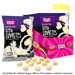 bulk pack of 12x100g no added sugar premium white chocolate luvbites with a liquorice flavour