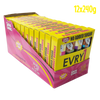 Box of 12 8x30g no added sugar EVRY1 chocolate bars