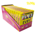Box of 12 8x30g no added sugar EVRY1 chocolate bars