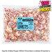Bulk 1kg catering pack of caring candies sugarfree little luvbites white chocolate hearts strawberry flavoured