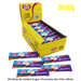 Box of Caring Candies white chocolate bars with packaging details on a white background
