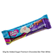 Bar of Caring Candies sugarfree plain white chocolate with 'Premium Quality' label on a white background