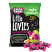 Packaging of 100g Caring Candies Sugarfree Little Lovies assorted sour flavoured sweets on a transparent background