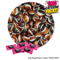 1kg Bulk Catering Pack of Caring Candies sugarfree toffee mint flavoured Little Lovies Sweets